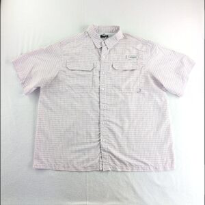 HABIT Vented Fishing Button Down Men's 2XL 40+ Solar Factor